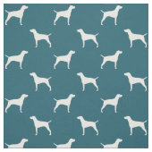 Vizsla Hondenras Silhouettes Pattern Stof (Swatch)