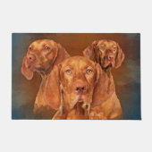 Vizsla - Hongaarse aanwijzer Collage Deurmat (Voorkant)