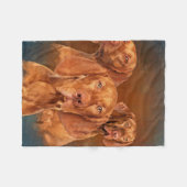 Vizsla - Hongaarse aanwijzer Collage Fleece Deken (Voorkant (Horizontaal))