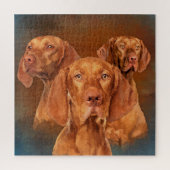 Vizsla - Hongaarse aanwijzer Collage Legpuzzel (Verticaal)
