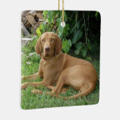 Vizsla Hound Dog Keramisch Ornament (Rechts)