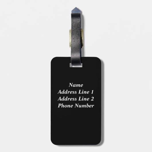 Vizsla Houndhonden Bagagelabel (Achterkant verticaal)