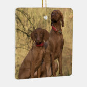 Vizsla Houndhonden Keramisch Ornament (Rechts)