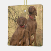 Vizsla Houndhonden Keramisch Ornament (Links)
