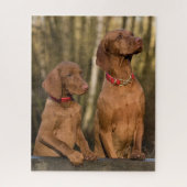 Vizsla Houndhonden Legpuzzel (Verticaal)