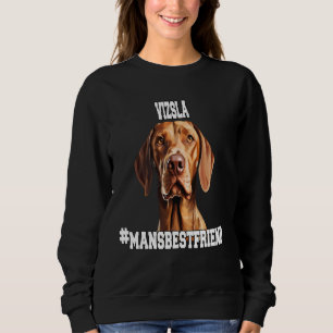Vizsla Huisdier Hondeneigenaar Waterverf Art Desig Trui