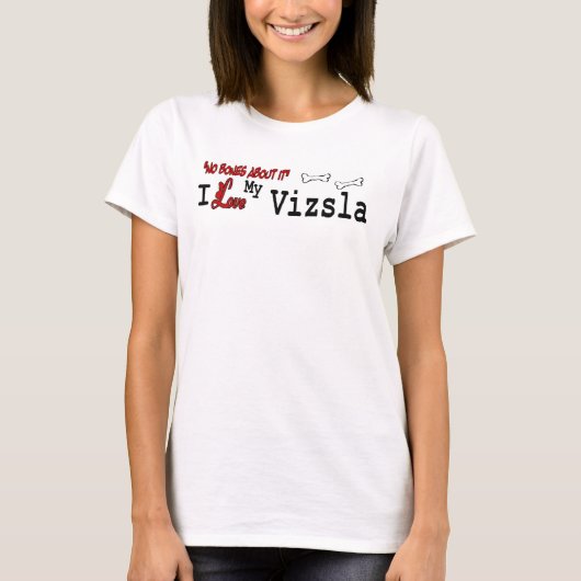 Vizsla (I Love) Apparel T-shirt (Voorkant)