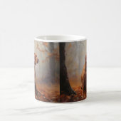 Vizsla in Herfst laat Herfst inspireren Koffiemok (Center)