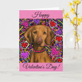 Vizsla Kaart (Gele Bloem)