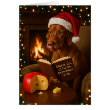 Vizsla 'Kaasbelasting' kerstkaart