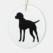 Vizsla Keramisch Ornament (Links)