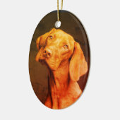 Vizsla Keramisch Ornament (Links)