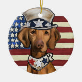 VIZSLA KERAMISCH ORNAMENT (Voorkant)