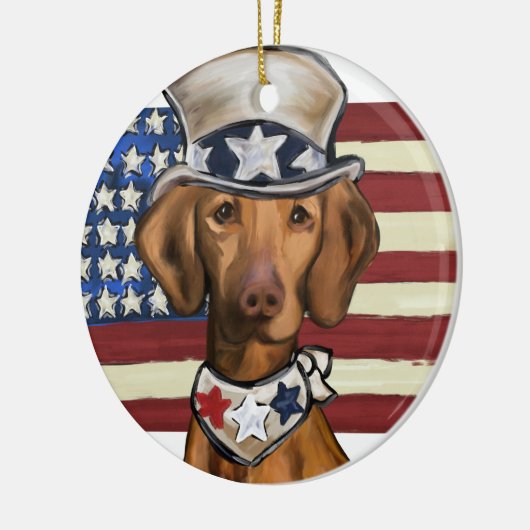 VIZSLA KERAMISCH ORNAMENT (Links)