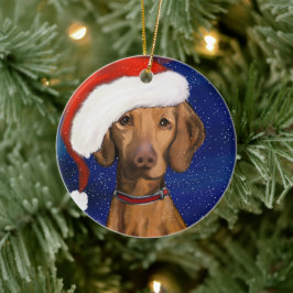 Vizsla Keramisch Ornament