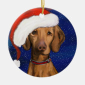 Vizsla Keramisch Ornament (Voorkant)