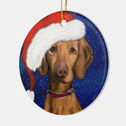 Vizsla Keramisch Ornament (Links)