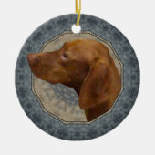 Vizsla Keramisch Ornament (Voorkant)