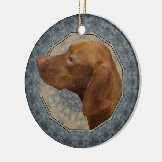 Vizsla Keramisch Ornament (Links)