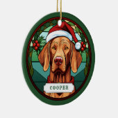 Vizsla keramische cirkel Ornament (Rechts)