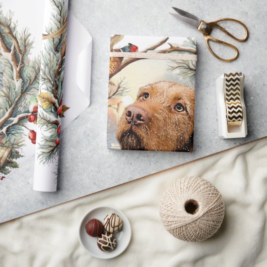 Vizsla Kerst Cadeaupapier (Crafts)