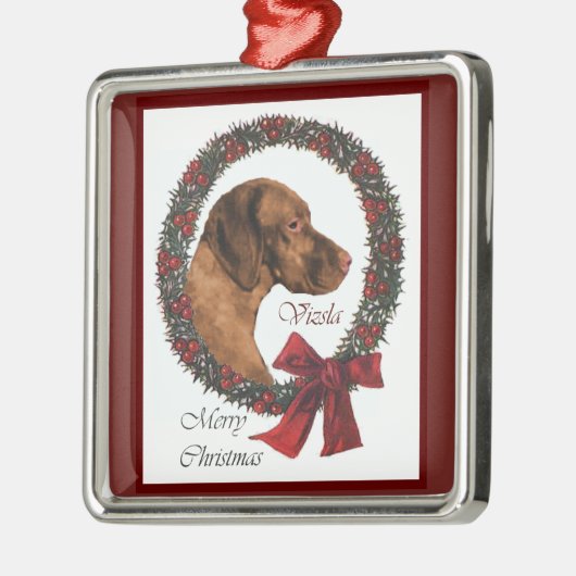 Vizsla kerstboom Ornament (Links)