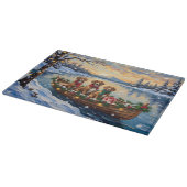 Vizsla Kerstboot Vakantie Snijplank (Hoek)