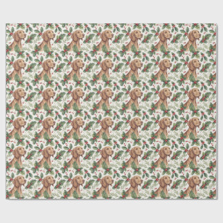 Vizsla Kerstcadeaupapier Cadeaupapier