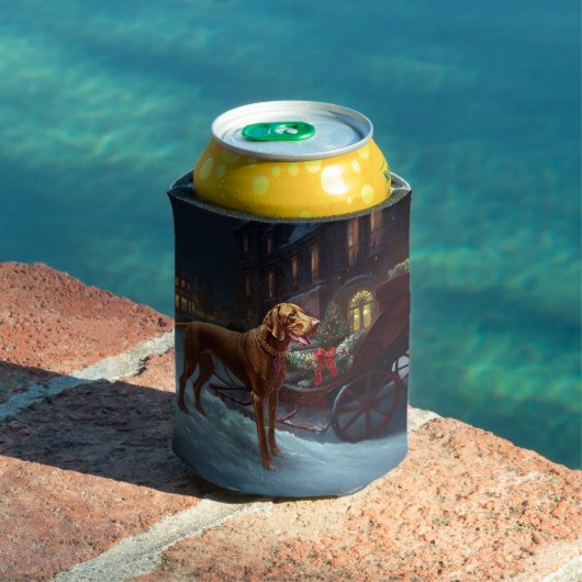 Vizsla Kerstfeest Seizoen Blikjeskoeler (Insitu Zwembad)