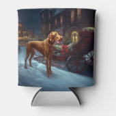 Vizsla Kerstfeest Seizoen Blikjeskoeler (Voorkant)