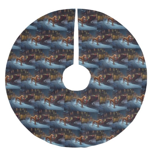 Vizsla Kerstfeest Seizoen Kerstboom Rok (Voorkant)