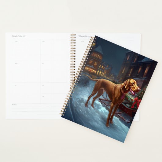 Vizsla Kerstfeest Seizoen Planner (Display)