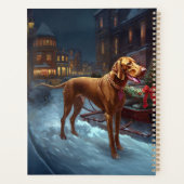 Vizsla Kerstfeest Seizoen Planner (Achterkant)