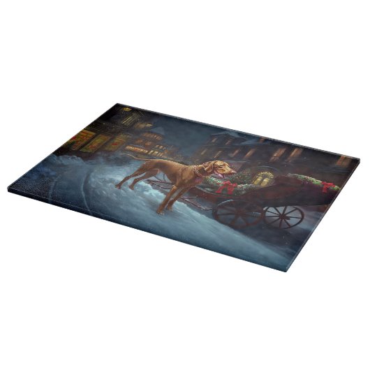 Vizsla Kerstfeest Seizoen Snijplank (Hoek)