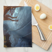 Vizsla Kerstfeest Seizoen Theedoek (Quarter Fold)