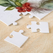 Vizsla Kerstkrans Feestelijke Pup Legpuzzel (Zijkant)