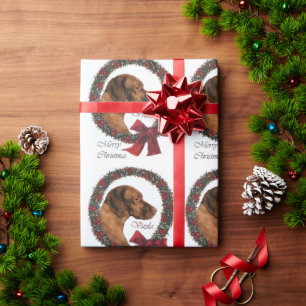 Vizsla Kerstmis Cadeaupapier