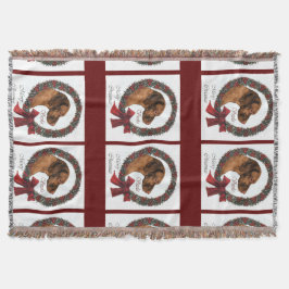 Vizsla Kerstmis Deken