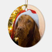Vizsla kerstversiering (Dolly) Keramisch Ornament (Links)