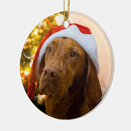 Vizsla kerstversiering (Dolly) Keramisch Ornament (Links)
