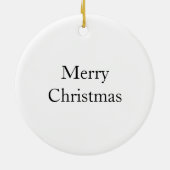 Vizsla kerstversiering keramisch ornament (Achterkant)