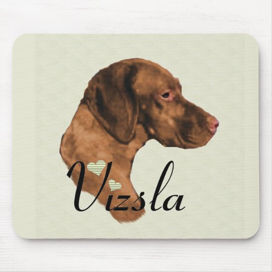 Vizsla Kunst Cadeaus Muismat (Voorkant)