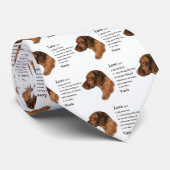 Vizsla Kunst Geschenken Stropdas (Opgerold)