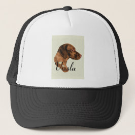 Vizsla Kunst Geschenken Trucker Pet