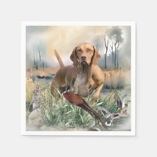 Vizsla, Kunst  Servet (Voorkant)