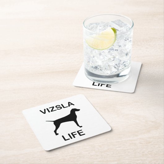 vizsla leven kartonnen onderzetters (Insitu)