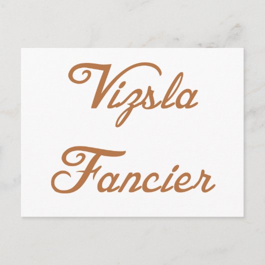 Vizsla liefhebber.png briefkaart (Voorkant)