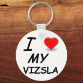 vizsla love .png sleutelhanger (Voorkant)