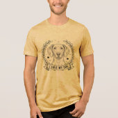 Vizsla Lover Dog Owner Tri-Blend Shirt (Voorkant)