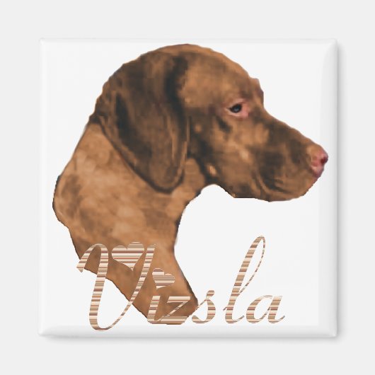 Vizsla Lovers Gifts Magneet (Voorkant)